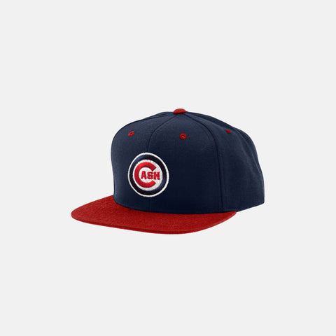 WRIGLEY SNAPBACK (NAVY/RED)